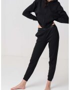 Calvin Klein Pantaloni de pijama cu banda elastica cu logo - Negru