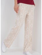 Calvin Klein Pantaloni drepti cu buzunare laterale - Alb/Bej