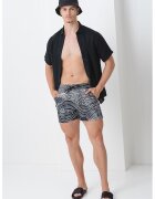 Calvin Klein Pantaloni scurti de baie cu snur - Albastru ultramarin/Alb murdar