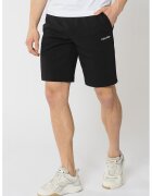 Calvin Klein Pantaloni scurti din amestec de bumbac organic cu buzunare pe piept - Negru