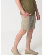 Calvin Klein Pantaloni scurti slim fit din amestec de bumbac - Maro nisip