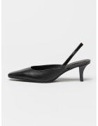 Calvin Klein Pantofi de piele cu toc clasic - Negru