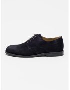 Calvin Klein Pantofi derby din piele intoarsa - Bleumarin