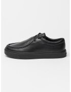 Calvin Klein Pantofi slip-ins din piele - Negru