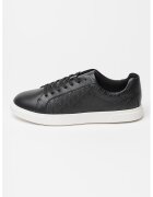 Calvin Klein Pantofi sport cu model logo - Negru/Alb murdar
