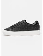 Calvin Klein Pantofi sport cu talpa flatform si logo - Negru