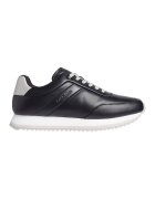 Calvin Klein Pantofi sport de piele cu sireturi Runner - Negru