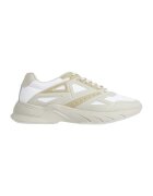 Calvin Klein Pantofi sport de piele ecologica si material textil - Alb/Grej