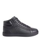 Calvin Klein Pantofi sport de piele ecologica si piele cu logo - Negru