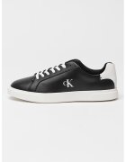 Calvin Klein Pantofi sport din piele cu detaliu logo - Alb/Negru
