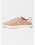 Calvin Klein Pantofi sport din piele cu detaliu logo - Roz prafuit