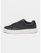 Calvin Klein Pantofi sport din piele cu logo discret - Negru
