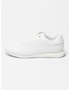 Calvin Klein Pantofi sport din piele ecologica cu model monograma - Alb optic