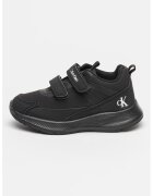 Calvin Klein Pantofi sport low-cut cu velcro - Negru