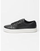 Calvin Klein Pantofi sport low-cut din piele - Negru/Alb optic