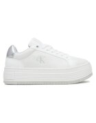 Calvin Klein Pantofi sport pentru Femei - bold flatf low lace mg - YW0YW01766-0LI - Alb - Alb