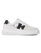 Calvin Klein Pantofi sport pentru Femei - chunky cupsole laceup mix lth wn - YW0YW01046-YBR - Alb - Alb