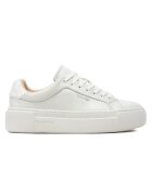 Calvin Klein Pantofi sport pentru Femei - ff cupsole lace up w/mllth - HW0HW02118-0K4 - Alb - Alb