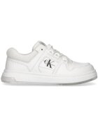 Calvin Klein Pantofi sport pentru Fete - low cut lace-up sneaker - V3X9-80864-1355100 - Alb - Alb
