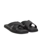 Calvin Klein Papuci barbatesti din piele naturala - Negru