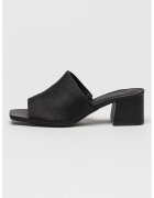Calvin Klein Papuci cu toc cu model tip monograma - Negru