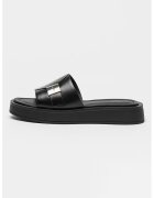 Calvin Klein Papuci din piele - Negru