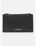Calvin Klein Portcart din piele ecologica cu detaliu logo - Negru