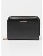 Calvin Klein Portofel de piele cu detalii logo metalic - Negru