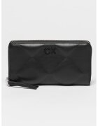 Calvin Klein Portofel de piele ecologica cu fermoar - Negru