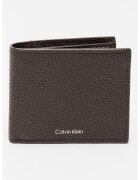 Calvin Klein Portofel din piele - Maro inchis