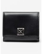 Calvin Klein Portofel pliabil din piele - Negru