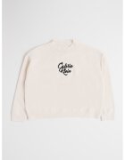Calvin Klein Pulover cu broderie logo - Alb murdar