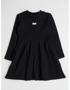 Calvin Klein Rochie cu pliuri si decolteu la baza gatului - Negru