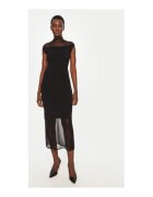 Calvin Klein Rochie de zi - neagra - 63% viscoza - 37% nailon -