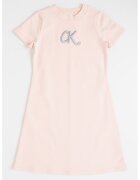 Calvin Klein Rochie mini cu croiala in A - Piersica