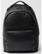 Calvin Klein Rucsac cu monograma logo in relief - Negru