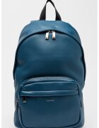 Calvin Klein Rucsac rotund cu logo discret Raised - Albastru petrol