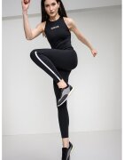 Calvin Klein Salopeta cu barete incrucisate pe partea din spate pentru fitness - Negru