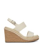Calvin Klein Sandale pentru femei - material textil - bej