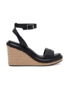 Calvin Klein Sandale pentru femei - piele naturala - negru -