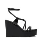 Calvin Klein Sandale wedge - Negru - Negru