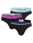 Calvin Klein Set 3 perechi chiloti - Bumbac - Negru - Negru