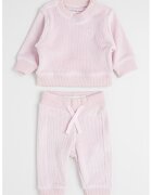 Calvin Klein Set de bluza si pantaloni de trening - Roz pal