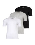 Calvin Klein Set de tricouri de casa din amestec de bumbac - 3 piese - Alb/Negru/Gri