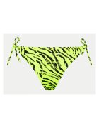 Calvin Klein Slip de baie dama - negru-verde -
