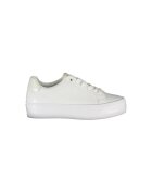 Calvin Klein Sneakers dama - 50% Poliester - 30% Piele ecologica - 20% Poliuretan - Alb - 26173 - Alb