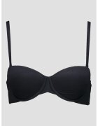 Calvin Klein Sutien balconette cu bretele detasabile Perfectly Fit - Gri antracit