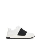 Calvin Klein Tenisi copii - alb negru - piele naturala