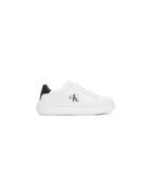 Calvin Klein Tenisi copii - alb - piele naturala