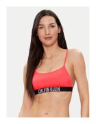 Calvin Klein Top de baie dama - bikini rosu - elastic